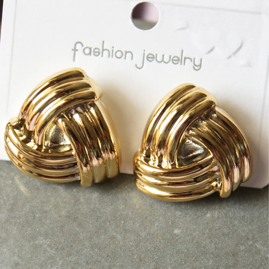 Gold Knot Studs