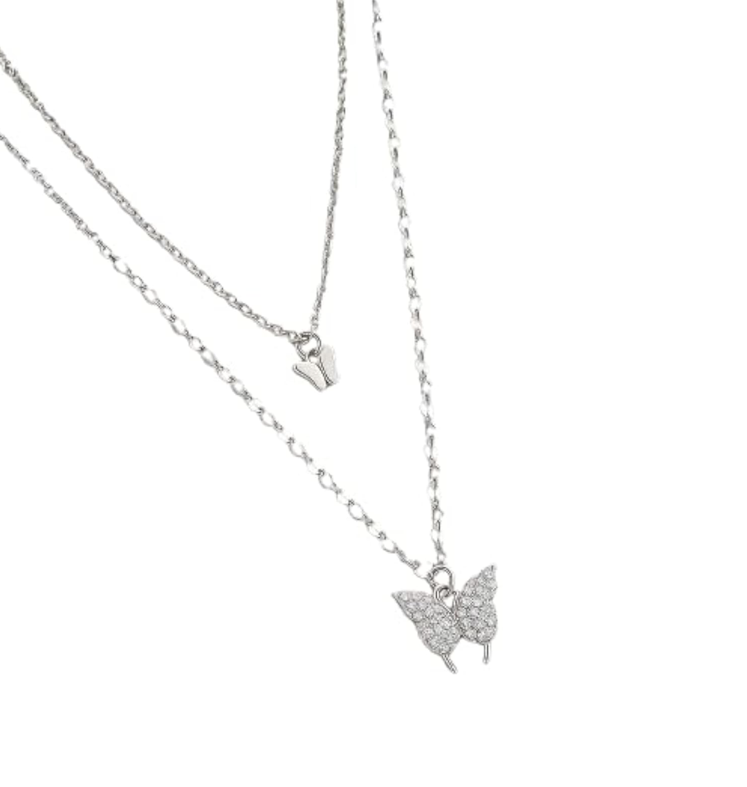 Butterfly Layered Necklace