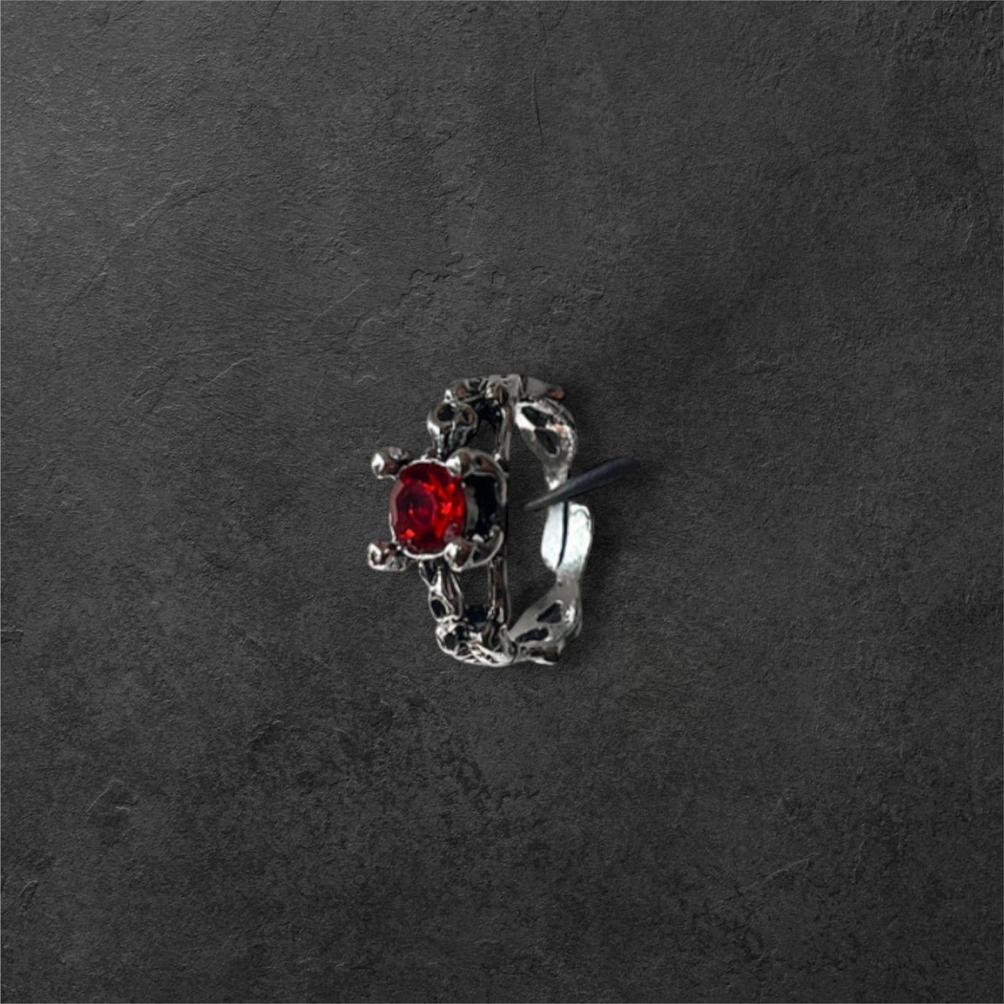 Red Emperor Ring (Adjustable) - Peppy Chic