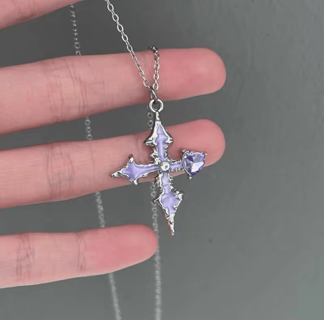 Cross Pendant Chain - Peppy Chic