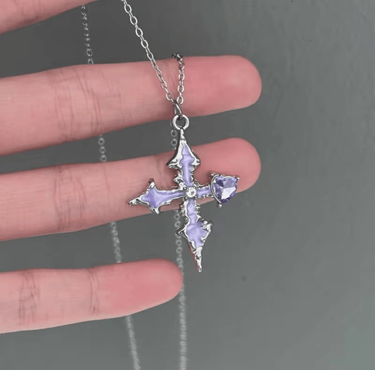 Cross Pendant Chain - Peppy Chic