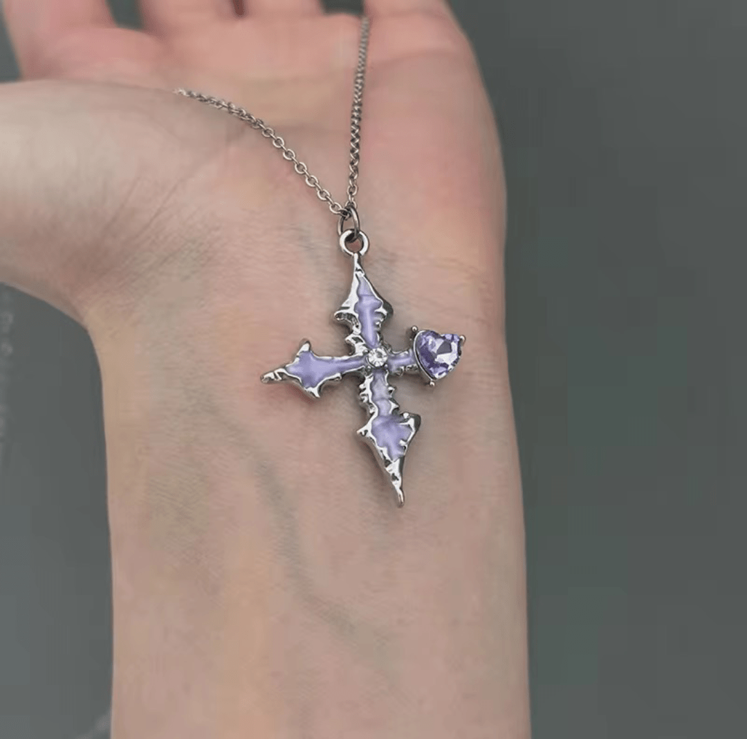 Cross Pendant Chain - Peppy Chic