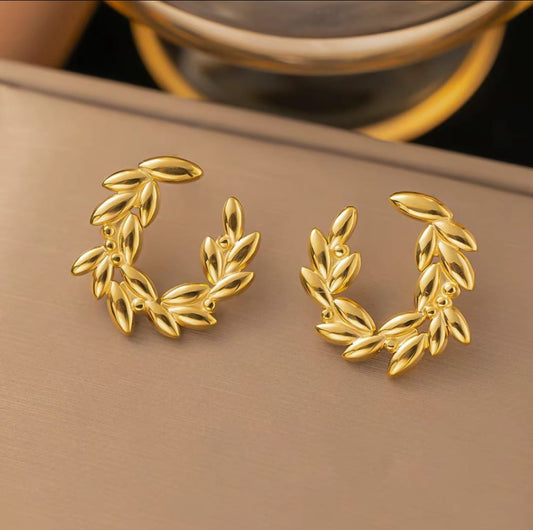 Greek Petal Earrings - Peppy Chic