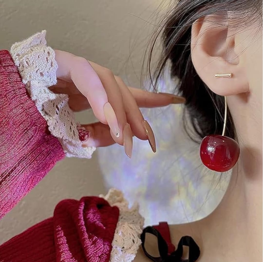 Hanging Cherry Earrings - Peppy Chic