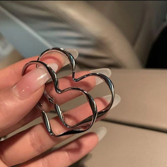 Heart Hoops - Peppy Chic