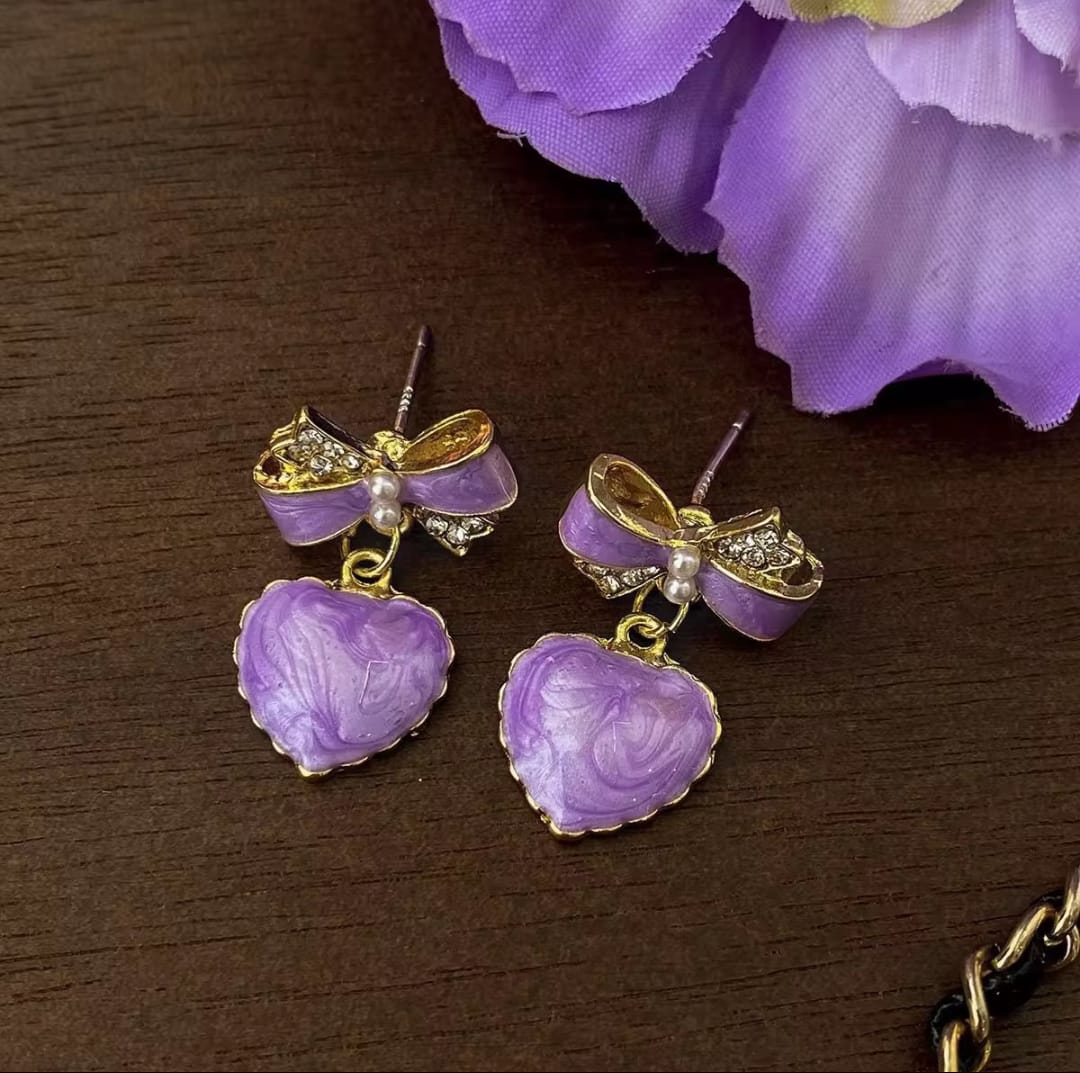 Lilac Fairy Tale Earrings - Peppy Chic