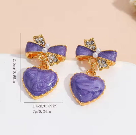 Lilac Fairy Tale Earrings - Peppy Chic